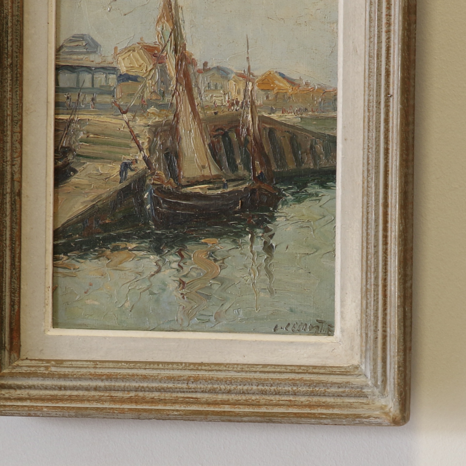 Oil Painting of Sailing Boat